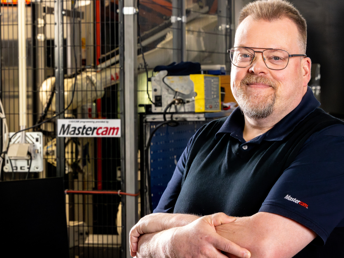 Magnus Karlsson, a Technical Sales Engineer with Mastercam’s reseller, AME 